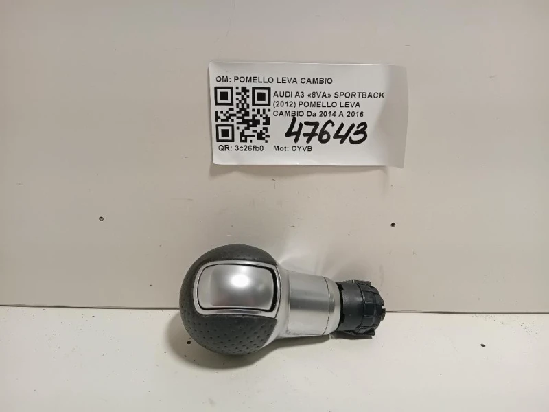 Pomello LEVA Cambio POMELLO LEVA CAMBIO Audi A3 8VA Sportback 2012