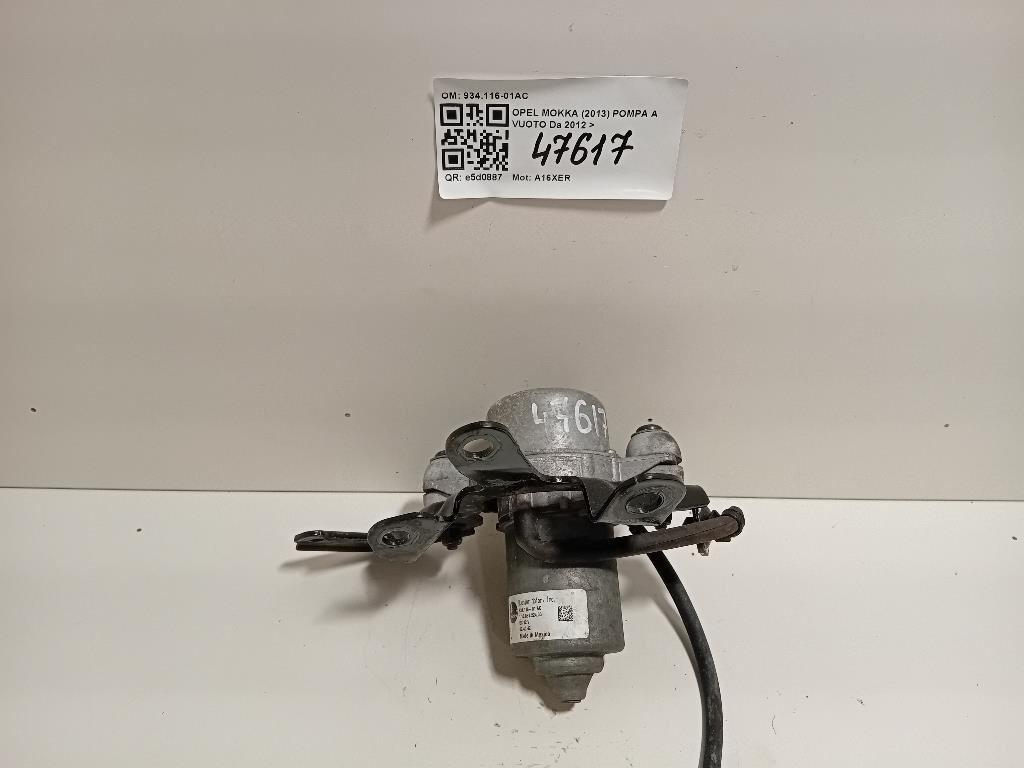 Pompa A Vuoto 934116-01AC Opel Mokka 2013