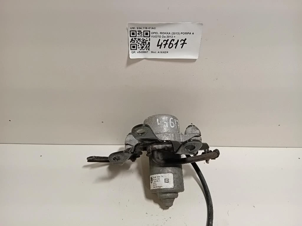 Pompa A Vuoto 934116-01AC Opel Mokka 2013