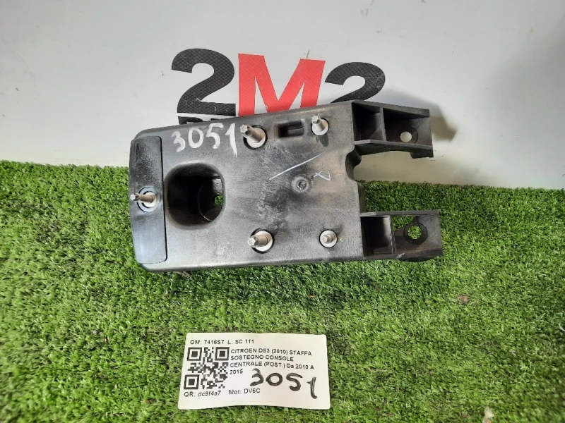 Staffa Sostegno Console Centrale POST 7416S7 Citroen DS3 2010