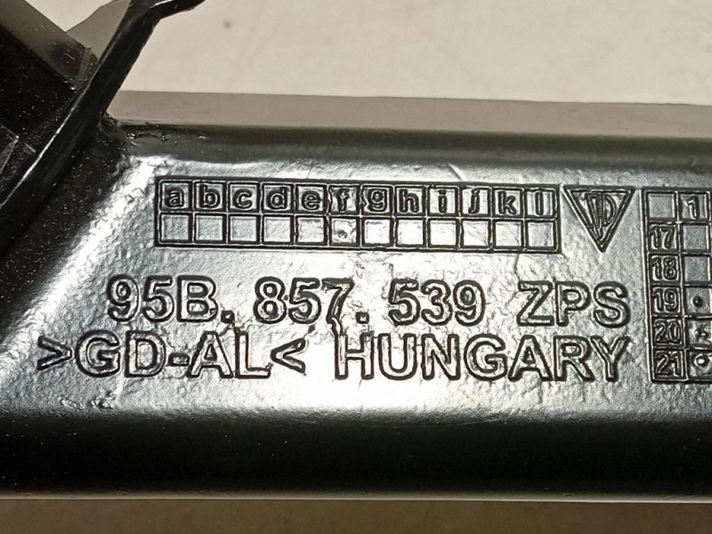 Staffa Sostegno Cruscotto SX 95B 857 539 ZPS Porsche Macan I 2014