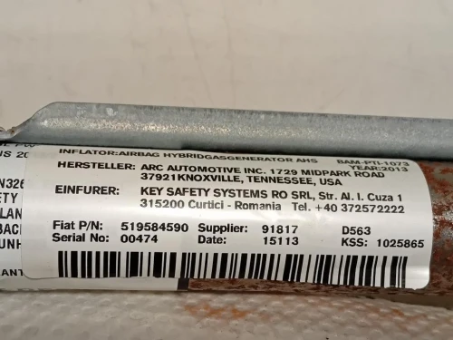 Air-bag A Tendina DX 519584590 Fiat 500L 2013