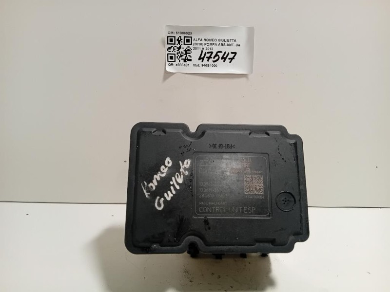 Pompa ABS ANT 51896323 Alfa Romeo Giulietta 2010
