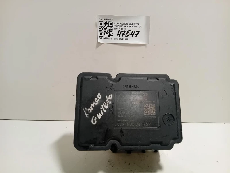 Pompa ABS ANT 51896323 Alfa Romeo Giulietta 2010