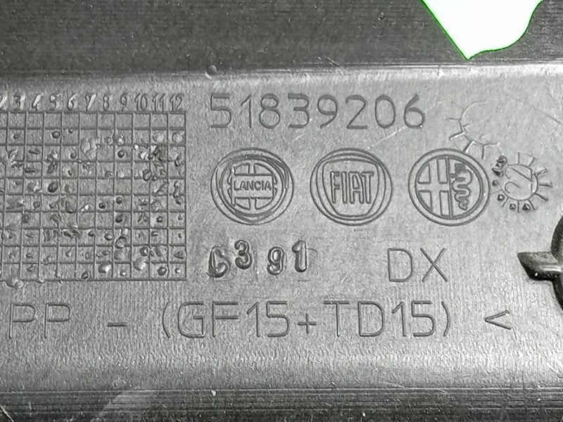 Staffa Sostegno Estparaurti POST DX 51839206 Lancia Ypsilon III 2011