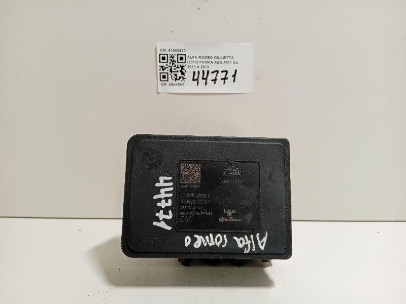 Staffa Sostegno Estparaurti POST SX 50513486 Alfa Romeo Giulietta 2010