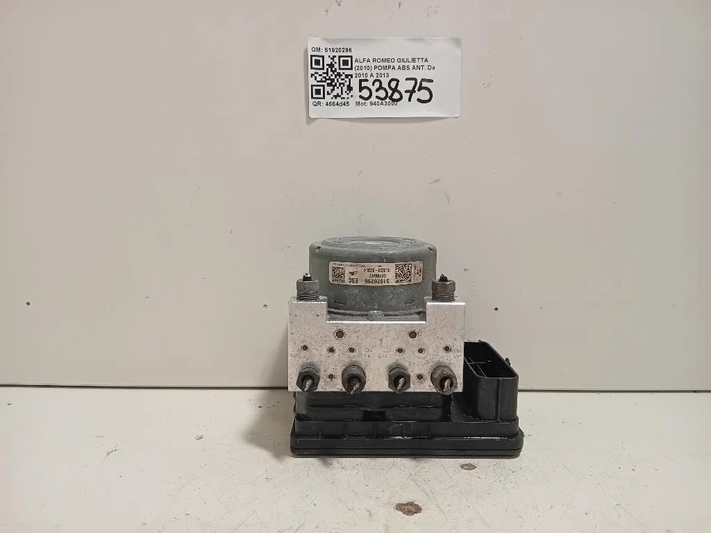 Pompa ABS ANT 51920296 Alfa Romeo Giulietta 2010