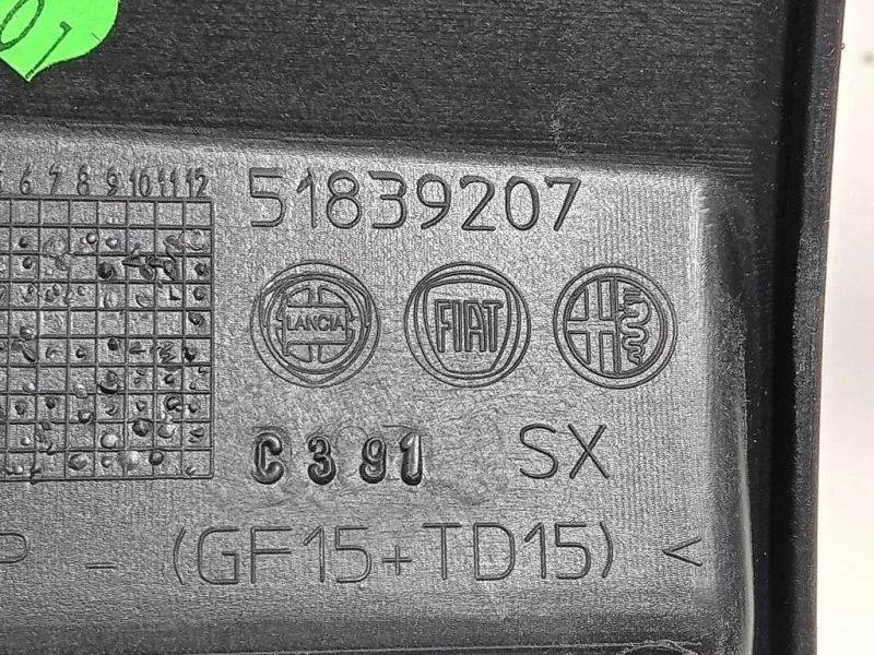 Staffa Sostegno Estparaurti POST SX 51839207 Lancia Ypsilon III 2011