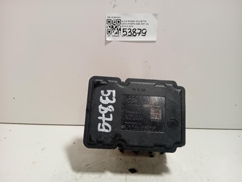 Pompa ABS ANT 51901331 Alfa Romeo Giulietta 2013