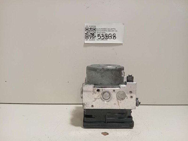 Pompa ABS ANT 51920296 Alfa Romeo Giulietta 2013