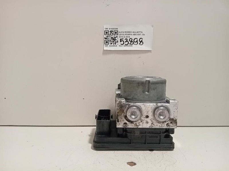 Pompa ABS ANT 51920296 Alfa Romeo Giulietta 2013
