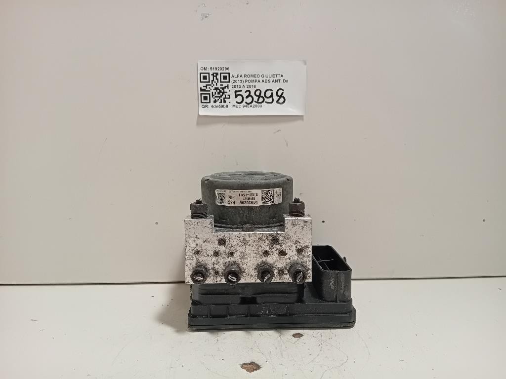 Pompa ABS ANT 51920296 Alfa Romeo Giulietta 2013