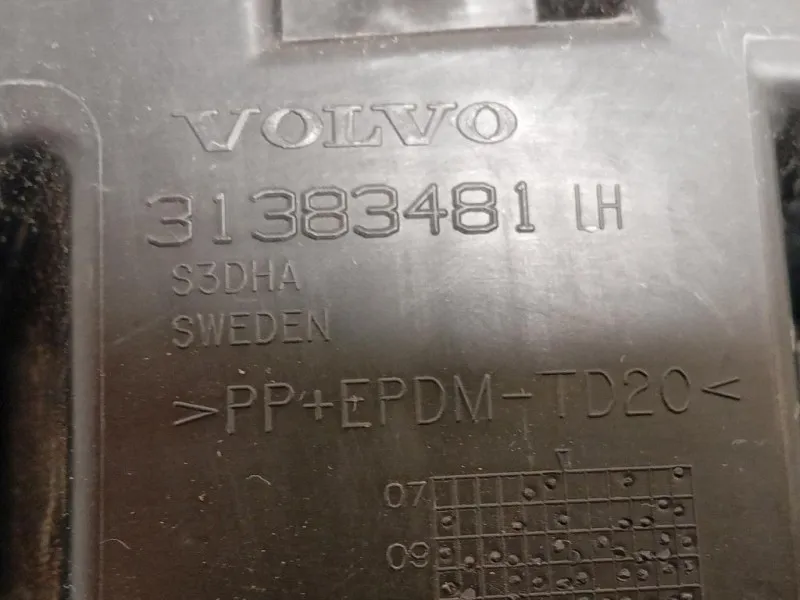 Staffa Sostegno Estparaurti POST SX 31383481 Volvo V60 I 2010