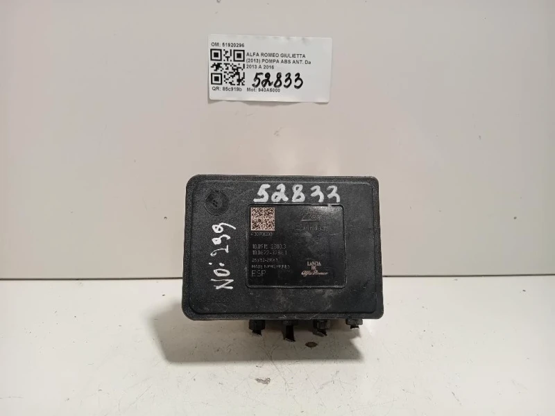 Pompa ABS ANT 51920296 Alfa Romeo Giulietta 2013