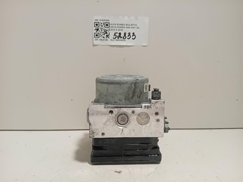 Pompa ABS ANT 51920296 Alfa Romeo Giulietta 2013
