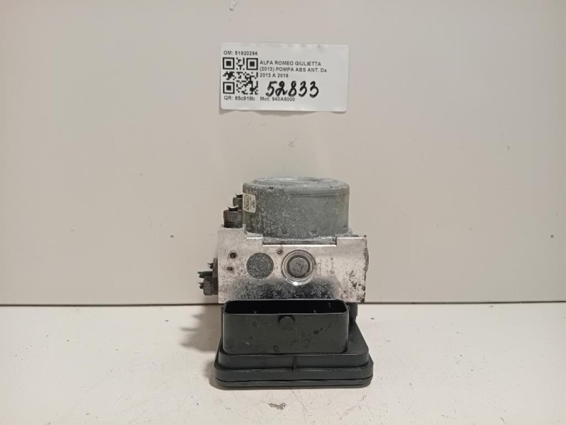 Pompa ABS ANT 51920296 Alfa Romeo Giulietta 2013
