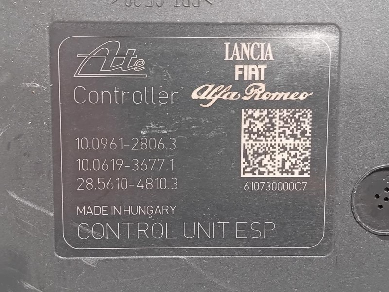 Pompa ABS ANT 51896323 Alfa Romeo Giulietta 2013