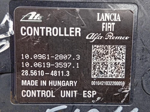 Pompa ABS ANT 51898163 Alfa Romeo Giulietta 2013