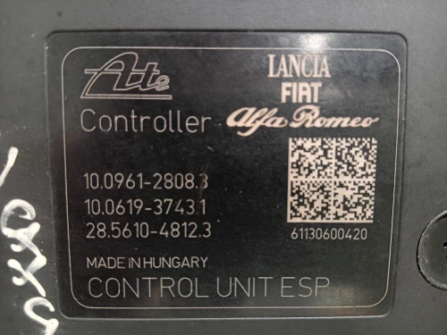 Pompa ABS ANT 51901331 Alfa Romeo Giulietta 2013