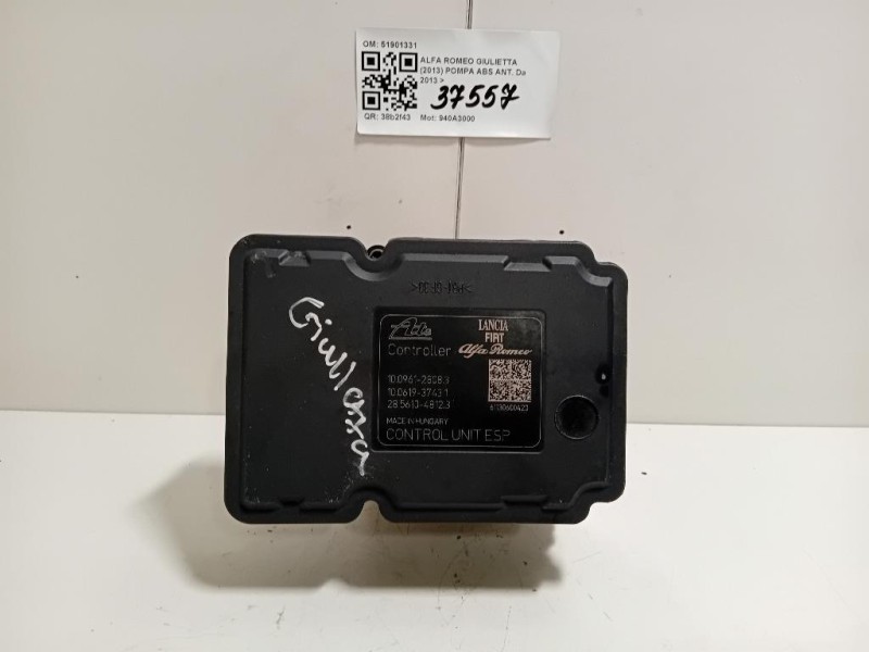 Pompa ABS ANT 51901331 Alfa Romeo Giulietta 2013