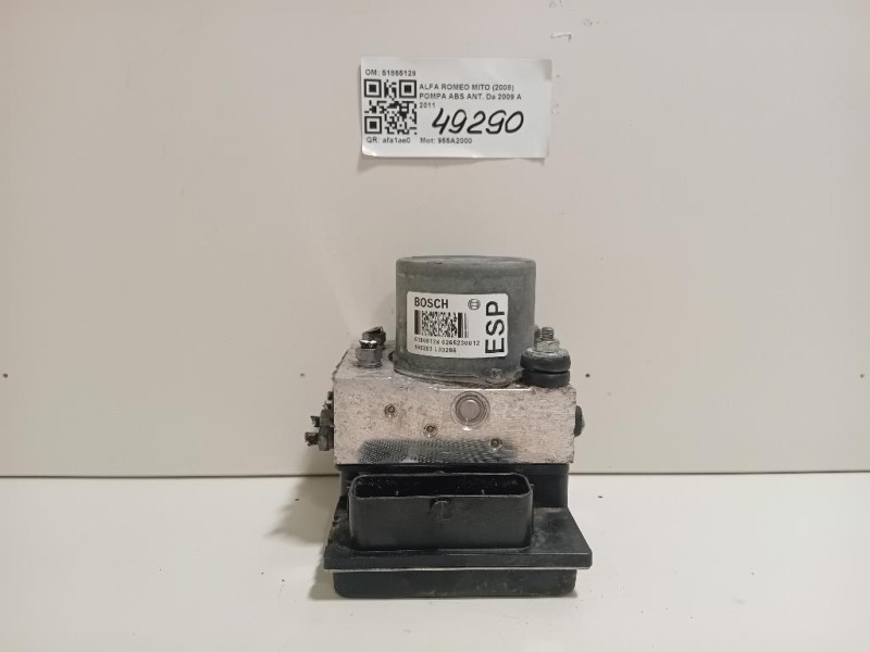Pompa ABS ANT 51865128 Alfa Romeo MITO 2008
