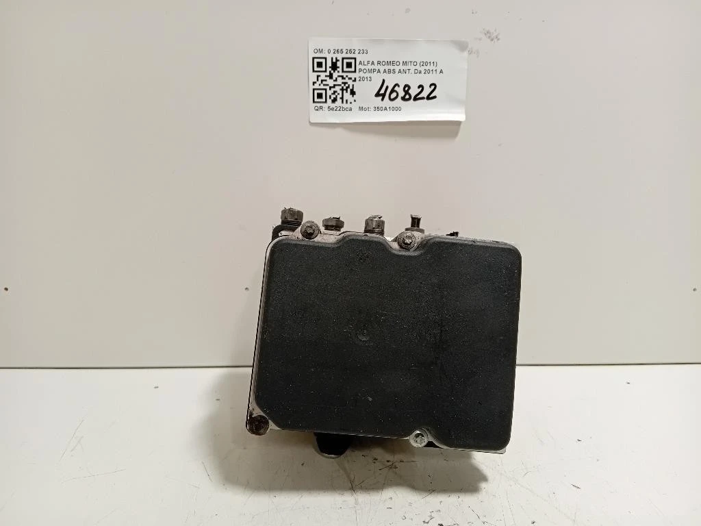 Pompa ABS ANT 0 265 252 233 0265252233 Alfa Romeo MITO 2011