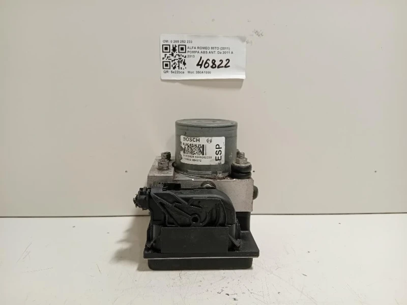 Pompa ABS ANT 0 265 252 233 0265252233 Alfa Romeo MITO 2011
