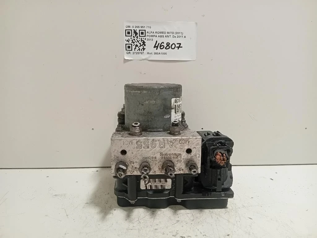Pompa ABS ANT 0265951710 51879980 Alfa Romeo MITO 2011