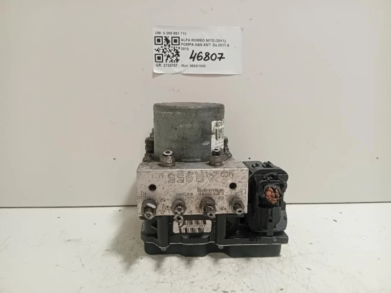 Pompa ABS ANT 0265951710 51879980 Alfa Romeo MITO 2011
