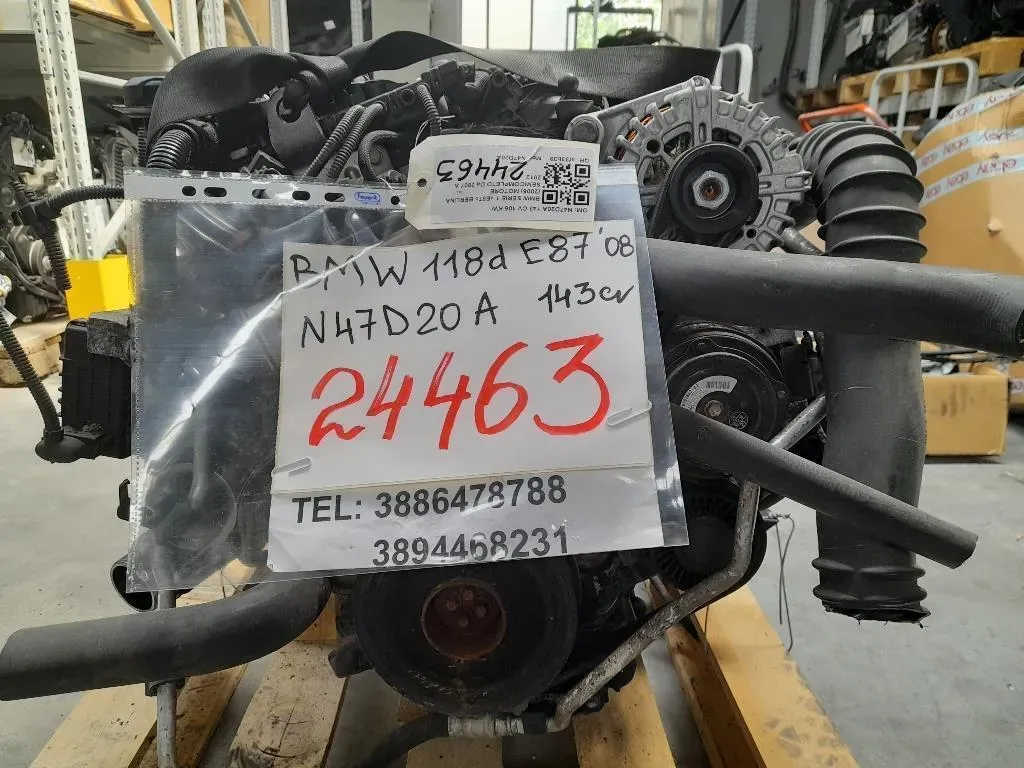 Motore Semicompleto N47D20A 143 CV 105 KW Bmw Serie 1 E87 Berlina 2005