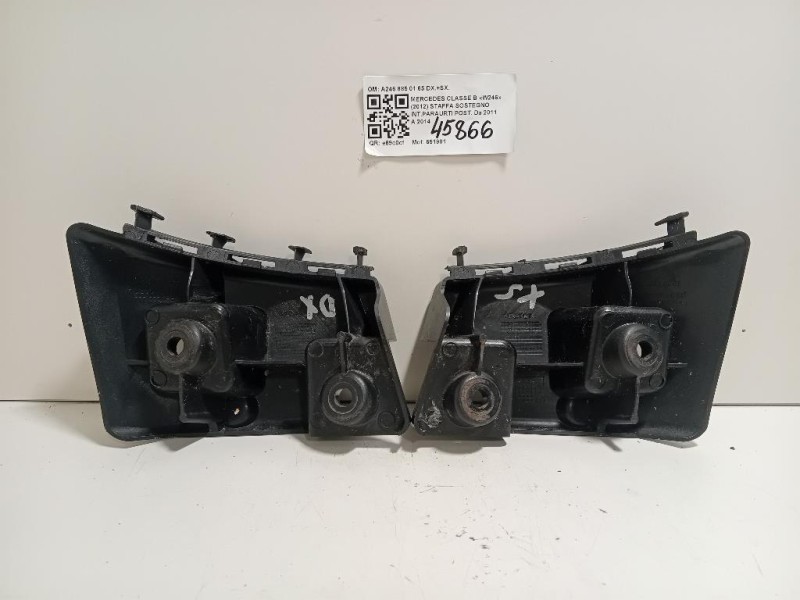 Staffa Sostegno Intparaurti POST A246 885 01 65 DX+SX Mercedes Classe B W246 2012