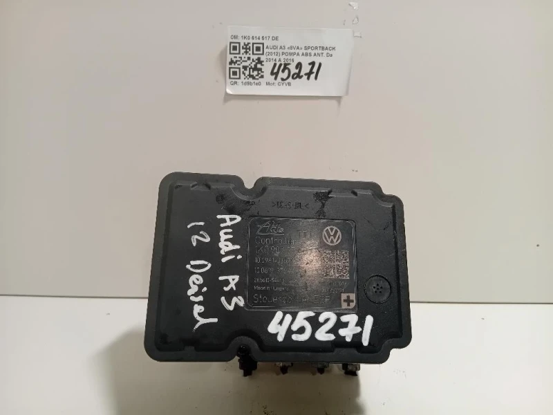 Pompa ABS ANT 1K0 614 517 DE Audi A3 8VA Sportback 2012