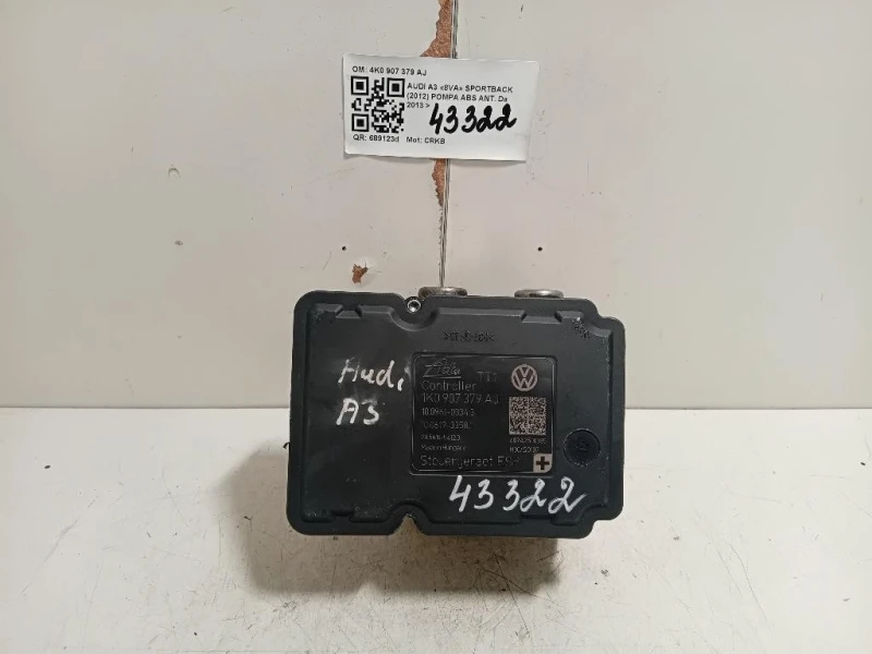 Pompa ABS ANT 4K0 907 379 AJ Audi A3 8VA Sportback 2012