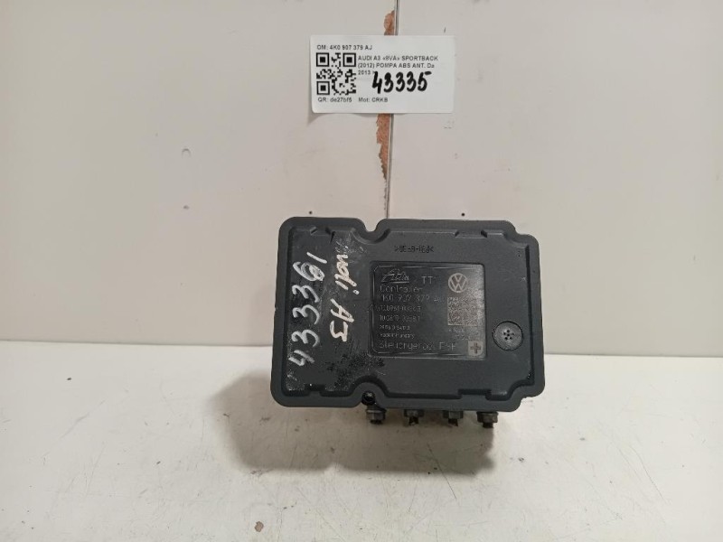 Pompa ABS ANT 4K0 907 379 AT Audi A3 8VA Sportback 2012