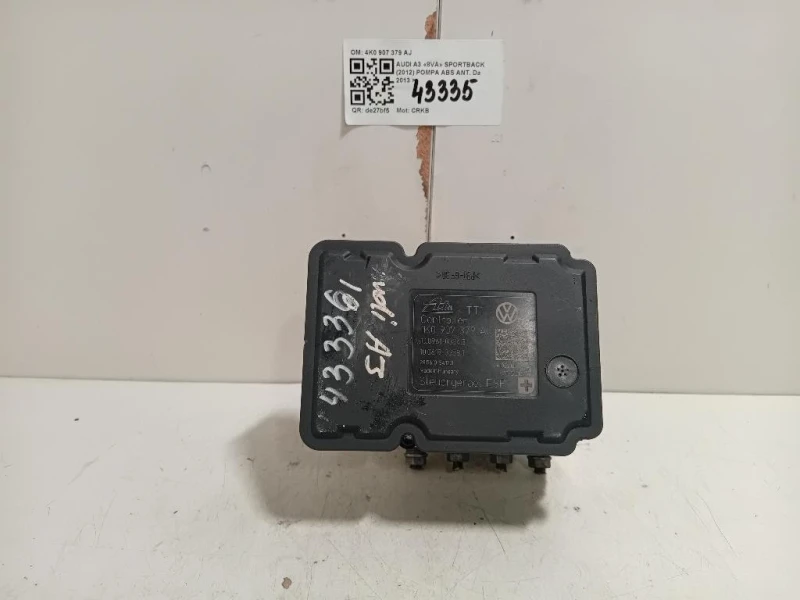 Pompa ABS ANT 4K0 907 379 AT Audi A3 8VA Sportback 2012