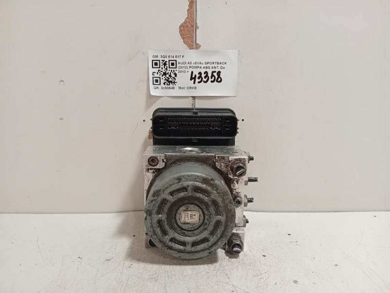 Pompa ABS ANT 3Q0 614 517 F Audi A3 8VA Sportback 2012