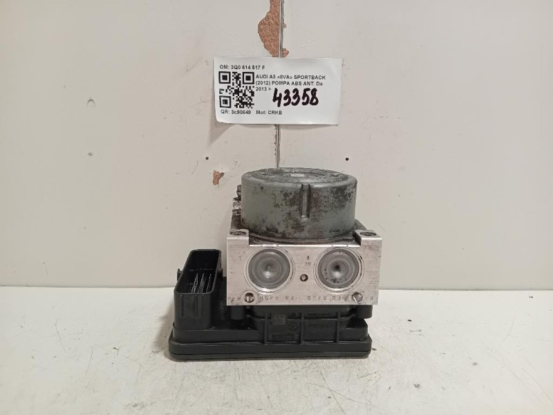 Pompa ABS ANT 3Q0 614 517 F Audi A3 8VA Sportback 2012