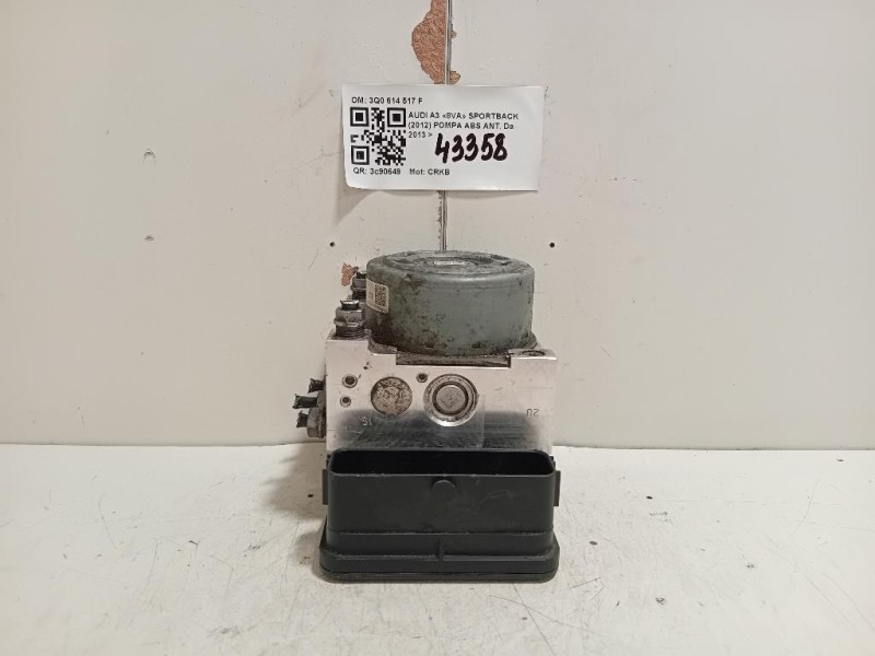 Pompa ABS ANT 3Q0 614 517 F Audi A3 8VA Sportback 2012