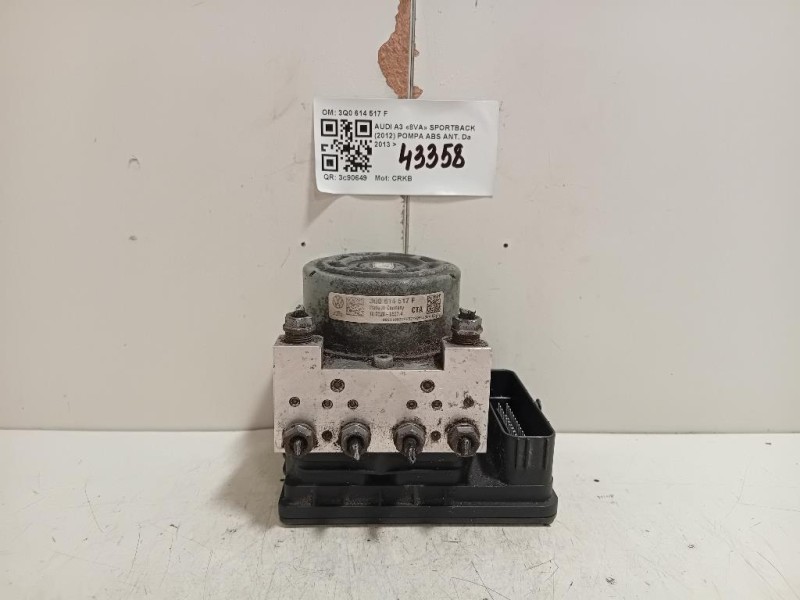 Staffa Sostegno Intparaurti POST DX 9683195680 Peugeot 3008 I 2009
