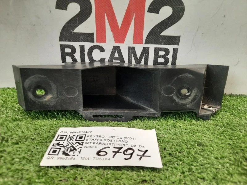 Staffa Sostegno Intparaurti POST DX 9644915480 Peugeot 307 CC 2001