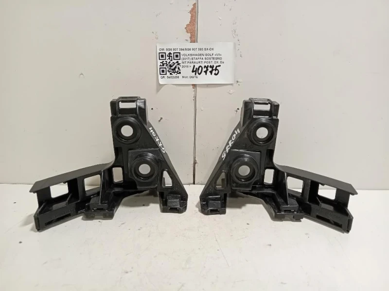 Staffa Sostegno Intparaurti POST DX 5G6 807 3945G6 807 393 SX-DX Volkswagen GOLF VII 2017