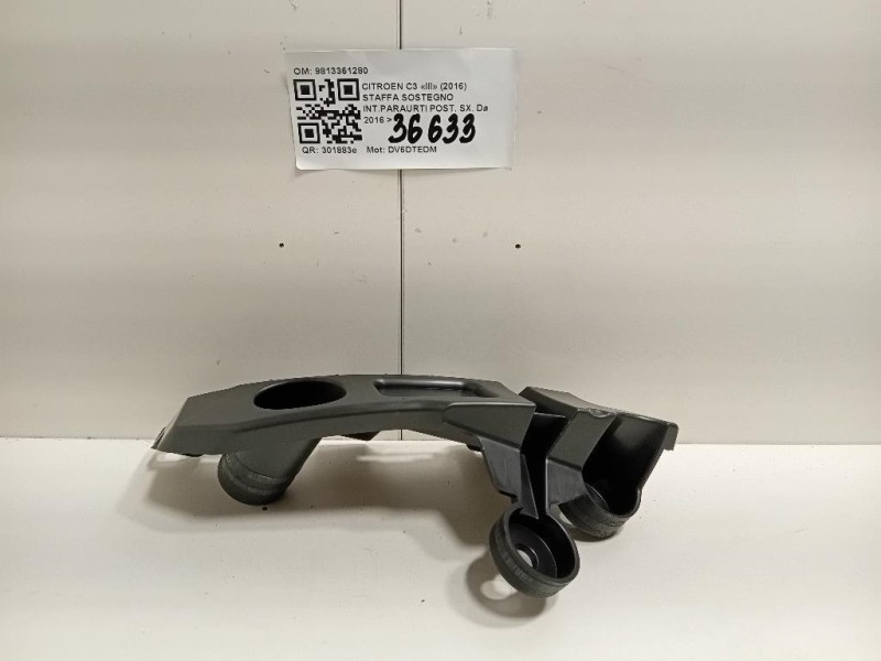 Staffa Sostegno Intparaurti POST SX 9813361280 Citroen C3 III 2016
