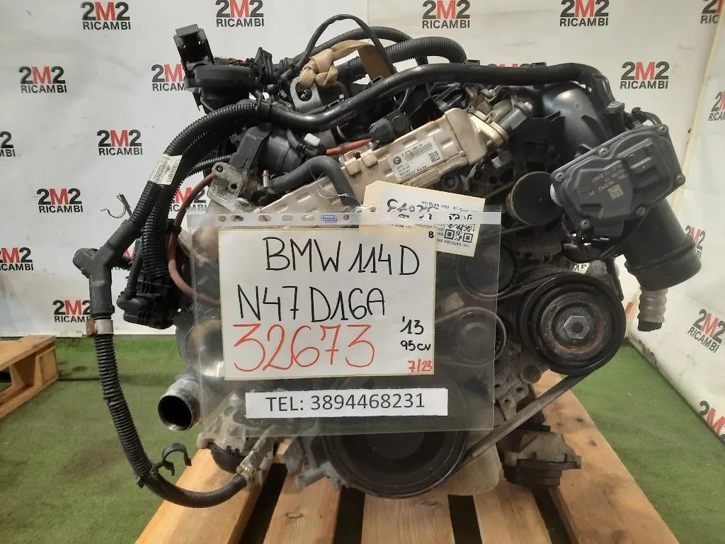 Motore Semicompleto N47D16A 95CV 70KW Bmw Serie 1 F20 Berlina 2012