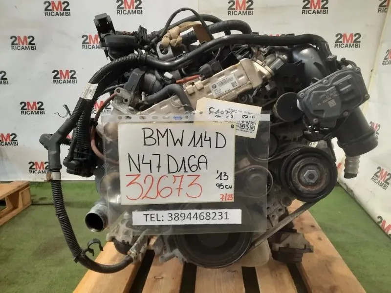 Motore Semicompleto N47D16A 95CV 70KW Bmw Serie 1 F20 Berlina 2012