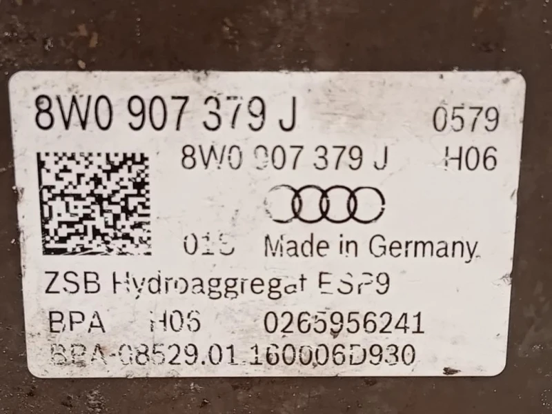 Pompa ABS ANT 8W0 907 379 J Audi A4 8W5 Avant 2015