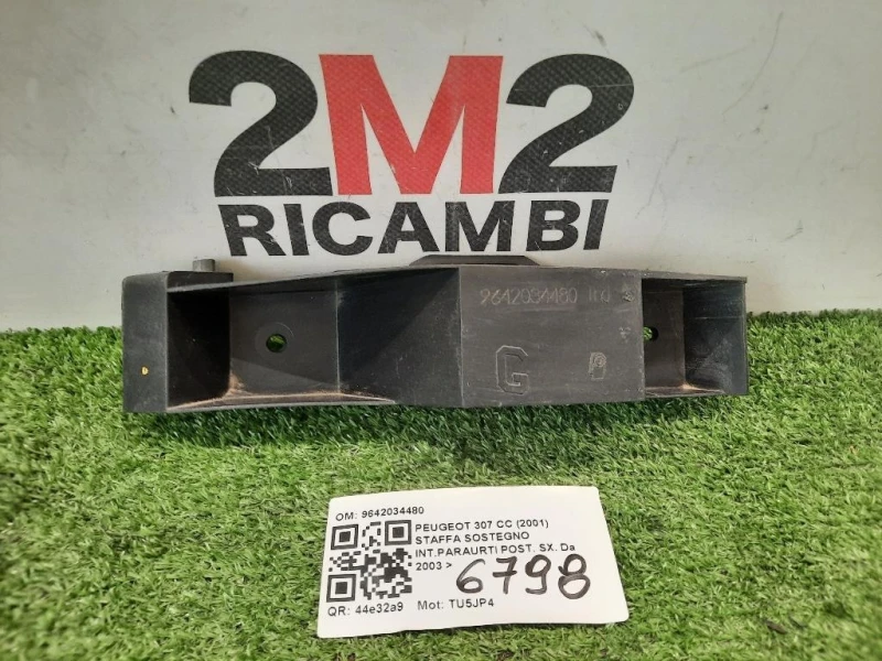 Staffa Sostegno Intparaurti POST SX 9642034480 Peugeot 307 CC 2001