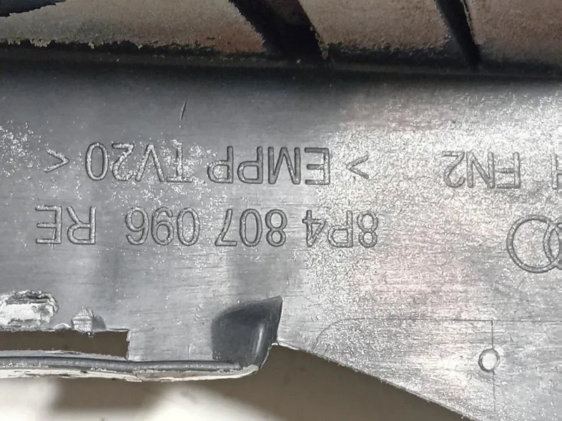 Staffa Sostegno Paraurti ANT DX 8P4 807 096 RE Audi A3 8PA Sportback 2008