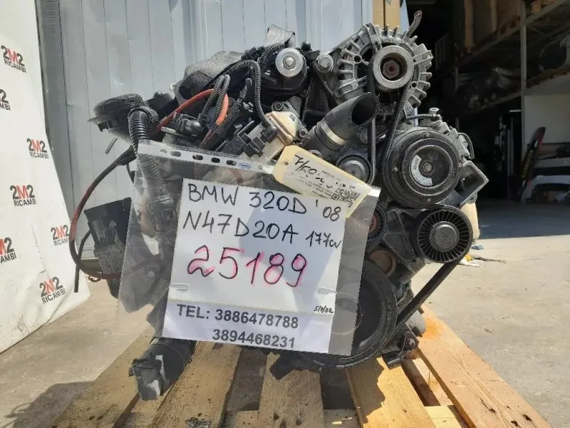 Motore Semicompleto N47D20A 177 CV 130 KW Bmw Serie 3 E92 Coupe 2007
