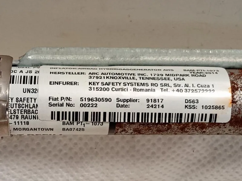 Air-bag A Tendina DX 519630590 Fiat 500L Living 2013