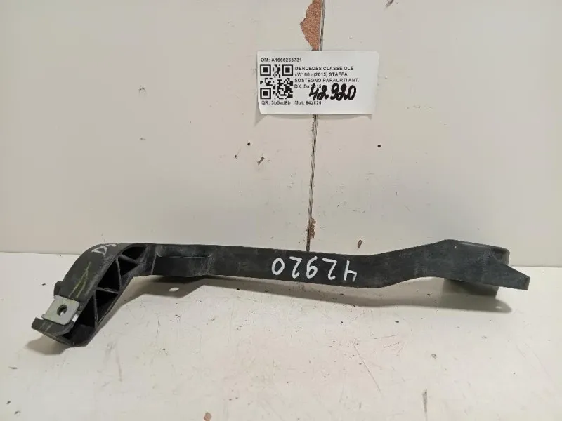 Staffa Sostegno Paraurti ANT DX A1666263731 Mercedes Classe GLE W166 2015